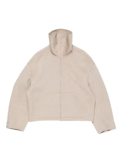 Acne Studios Coat In Neutral