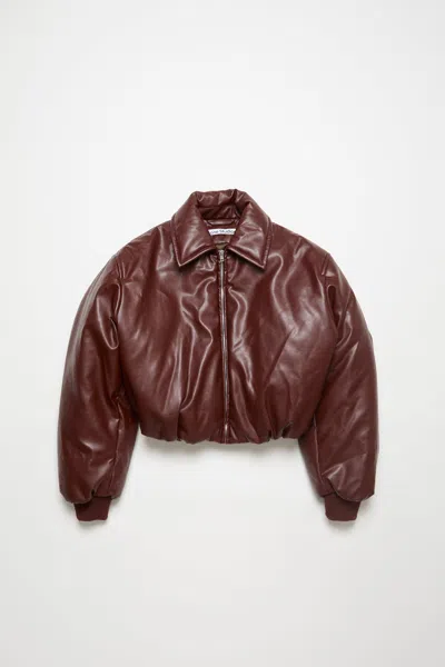 ACNE STUDIOS COATED BOMBER JACKET