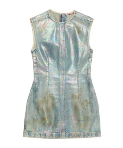 ACNE STUDIOS ACNE STUDIOS COATED MINI DENIM DRESS