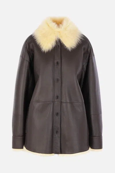 Acne Studios Coats In Brown