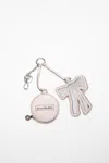 Acne Studios Coin Wallet And Bow Mirror In Pastel Pink