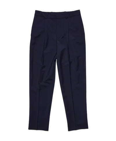 Acne Studios Concealed-front Fastening Chinos In Black