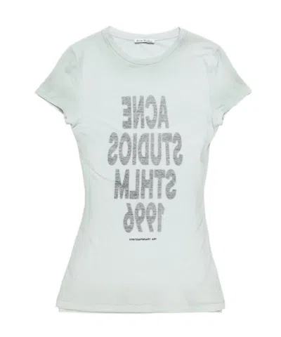 ACNE STUDIOS ACNE STUDIOS CONTEMPORARY ART TEXT CREWNECK T-SHIRT