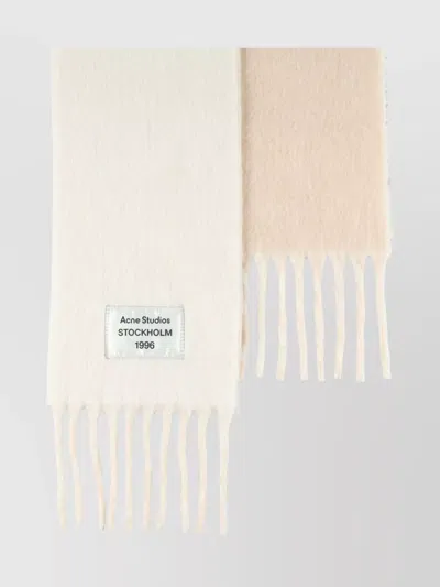 Acne Studios Contemporary Two-tone Wool Scarf In Multi