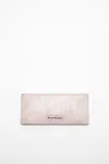 Acne Studios Continental Wallet In Pastel Pink
