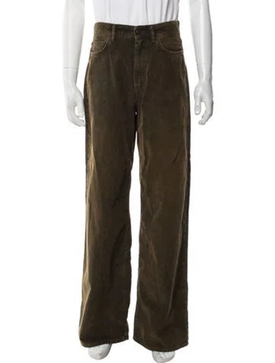 Pre-owned Acne Studios Corduroy Pants W/ Tags In Green