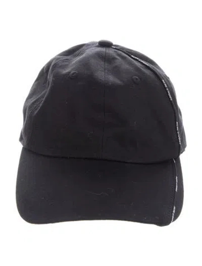 Pre-owned Acne Studios Cotton Baseball Hat In Black