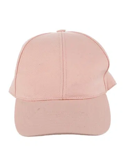 Pre-owned Acne Studios Cotton Baseball Hat In Pink