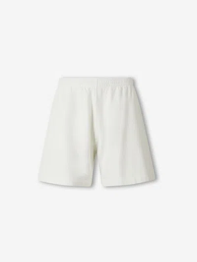 Acne Studios Cotton Bermuda Shorts In White