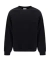 Acne Studios Black Crewneck Sweatshirt In Black