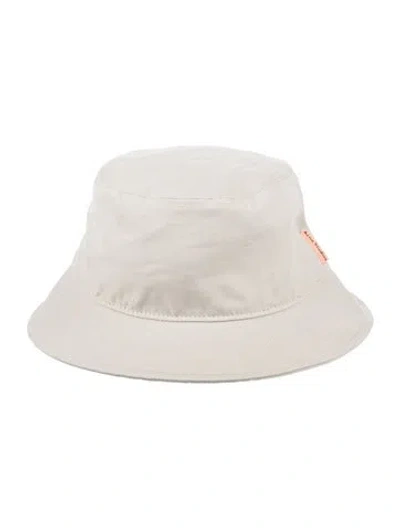 Pre-owned Acne Studios Cotton Bucket Hat In Grey