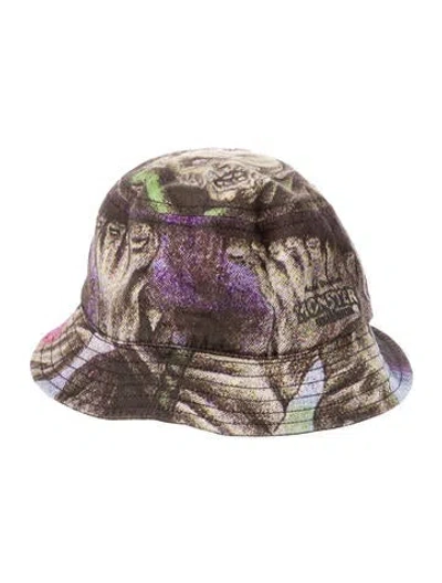 Pre-owned Acne Studios Cotton Bucket Hat In Purple