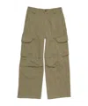 Acne Studios Men Wide-leg Cotton Trousers In Gray