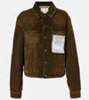 Acne Studios Cotton Corduroy Jacket In Brown