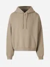 Acne Studios Gender Inclusive Relaxed Fit Hoodie In Brown
