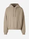 Acne Studios Gender Inclusive Relaxed Fit Hoodie In Brown