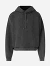 Acne Studios Hooded Sweater Drawstring Ribbed Cuffs In Multi