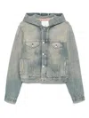Acne Studios Cotton Jacket In Blue