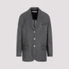 Acne Studios Single-breasted Blazer In Black