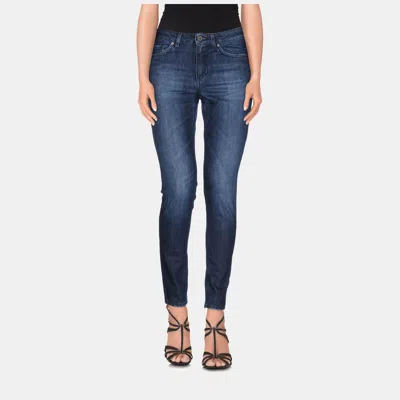 Pre-owned Acne Studios Cotton Jeans 23w-32l In Blue