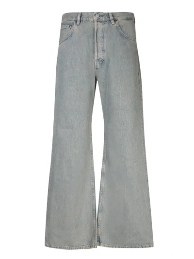 Acne Studios Cotton Jeans In Grey