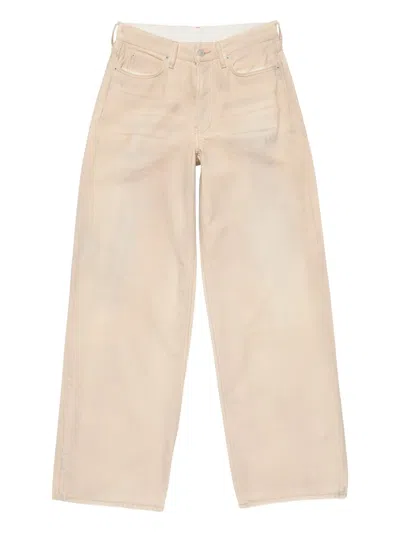 Acne Studios Cotton Jeans In Neutral