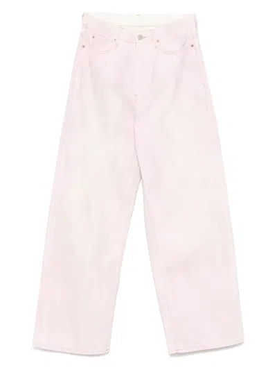 Acne Studios Cotton Jeans In Pink