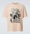 Acne Studios Cotton Jersey T-shirt In Pink