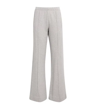Acne Studios Cotton Logo Sweatpants In Grey