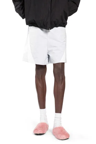 Acne Studios Cotton Nylon Shorts In White