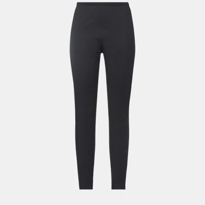 Pre-owned Acne Studios Cotton Pants 40 In Black