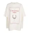 Acne Studios Cotton Printed Layered T-shirt In White