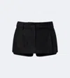 Acne Studios Cotton Skort In Black