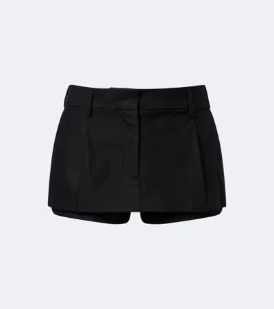 Acne Studios Cotton Skort In Black