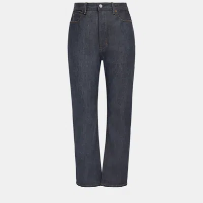 Pre-owned Acne Studios Cotton Straight Leg Jeans 29w-32l In Blue