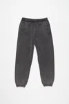 Acne Studios Cotton Sweatpants In Faded Black