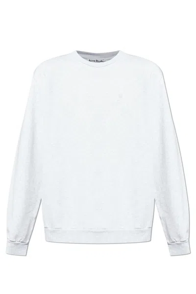 Acne Studios Cotton Sweatshirt In Gray