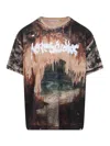 Acne Studios Graphic T-shirt In Brown
