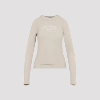 Acne Studios Cotton T-shirt In Neutral