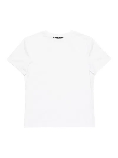 Acne Studios Men T-shirt In Cotone Con Logo In Multi