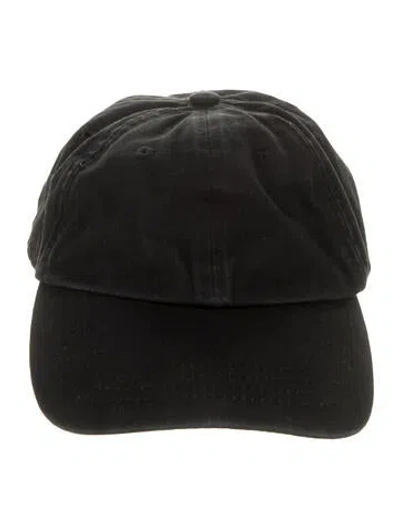 Pre-owned Acne Studios Cotton Trucker Hat In Black