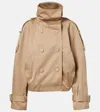 Acne Studios Twill Jacket Knitwear Beige In Neutral
