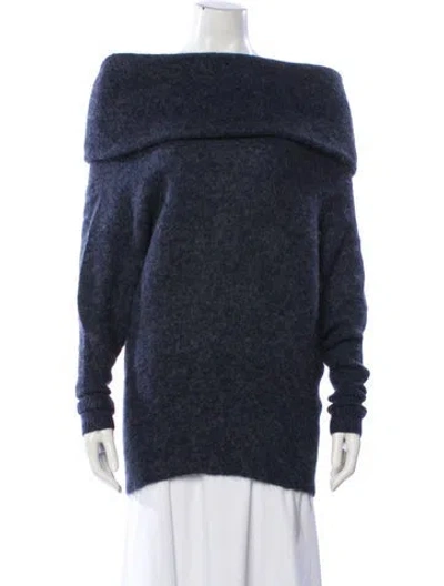 Pre-owned Acne Studios Cowl Neck Sweater In Blue