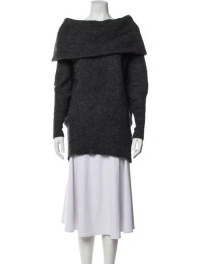 Pre-owned Acne Studios Cowl Neck Sweater In Blue