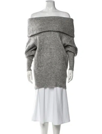 Pre-owned Acne Studios Cowl Neck Sweater In Gray