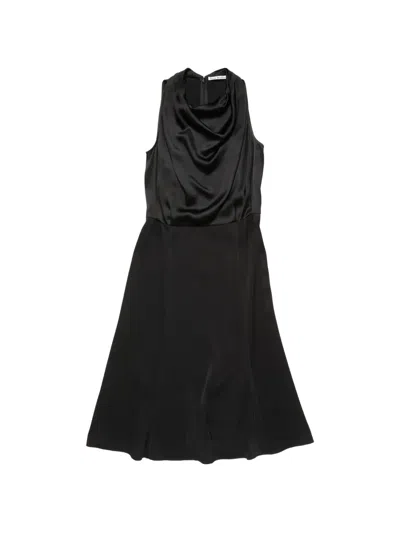 Acne Studios Cowl-neck Sleeveless Dress In Black