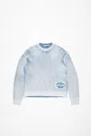 Acne Studios Crew Neck Jumper In Dnmbluewht