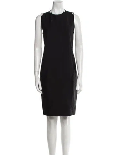 Pre-owned Acne Studios Crew Neck Knee-length Dress In Black
