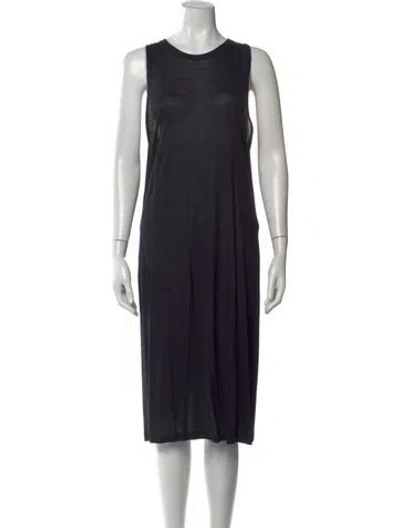 Pre-owned Acne Studios Crew Neck Knee-length Dress In Black