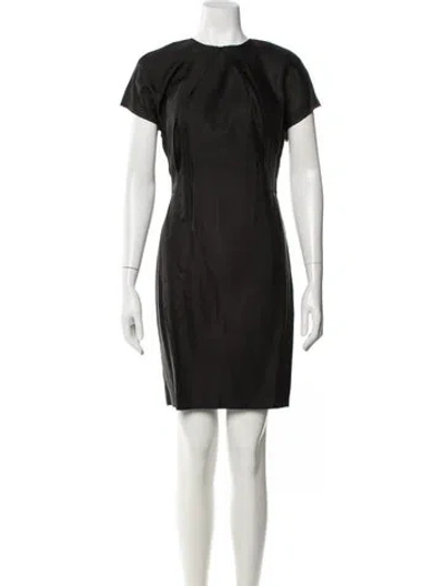 Pre-owned Acne Studios Crew Neck Knee-length Dress In Black